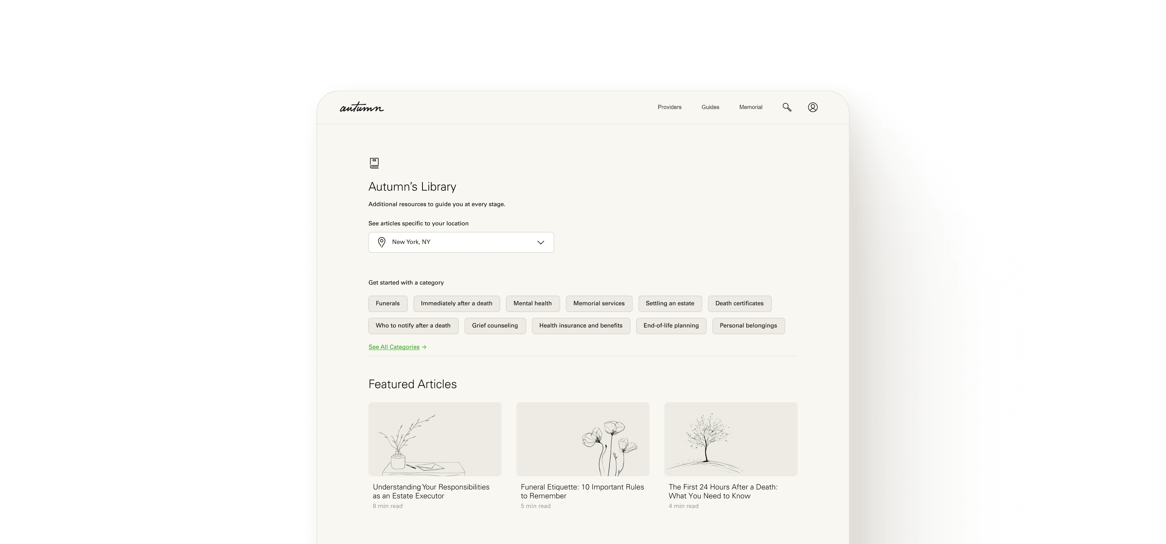 Boosting discovery for a grief support platform